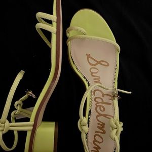 Sam Edelman neon heel sandal size 9.5